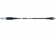 QUIK LOK AD15-3K компонентный кабель, 3 метра, разъёмы Mono Jack Male - RCA Male (1/4' MALE - RCA MALE)