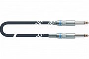 QUIK LOK S210-4,5BK инструментальный кабель, 4,5м., цвет черный, разъемы mono jack (1/4' MALE - 1/4' MALE)