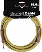 FENDER CUSTOM SHOP 18.6' ANGLE INSTRUMENT CABLE TWEED инструментальный кабель, 5,5 м, твидовая оболочка