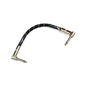 FENDER 6&#39;&#39; PATCH CABLE 2 PACK BLACK коммутационный кабель (упаковка 2 шт), 0,15 м, цвет чёрный