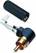 SWITCHCRAFT 3502RABAU кабельный разъем RCA (&#39;папа&#39;), угловой, чёрный