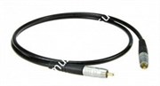 KLOTZ SPDIX1.0SW готовый провод, 75 Ом, позолоченные разъемы RCA male, длина 1 метр