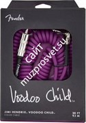 FENDER HENDRIX VOODOO CHILD CABLE PURPLE Гитарный кабель jack-jack, 9 метров, модель Джими Хендрикс, фиолетовый