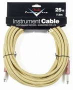 FENDER CUSTOM SHOP 25' INSTRUMENT CABLE TWEED инструментальный кабель, 7,5 м, твидовая оболочка