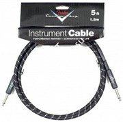 FENDER CUSTOM SHOP 5' INSTRUMENT CABLE BLACK TWEED инструментальный кабель, 1,5 м, чёрная твидовая оболочка