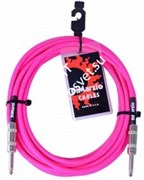 DIMARZIO INSTRUMENT CABLE 18&#39; NEON PINK EP1718SSPK инструментальный кабель 1/4&#39;&#39; mono - 1/4&#39;&#39; mono, 5,5м, цвет розовый неон