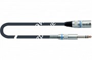 QUIK LOK CM189-2 микрофонный кабель, 2 метра, разъемы XLR Male - Stereo SLIM Jack ( XLR/M - Jack Stereo), цвет черный