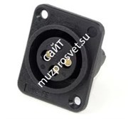 SWITCHCRAFT PD3FSC3 панельный разъём XLR мама, 3 пин, серебр. контакты, пластик