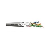 KLOTZ C5FUEH цифровой кабель категории 5e, структура 4х2х0,51 мм (AWG 24/1), F/UTP, 100 MHz, 100 Ом, FRNC оболочка, серый
