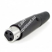 SWITCHCRAFT A3FBX кабельный разъем XLR: 3-х контактный, &#39;мама&#39;, чёрный