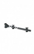 K&M 24637-000-55 адаптер-держатель для 4 световых приборов для стойки 24630, дл 665 мм, алюминий, чёрный