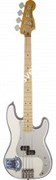 FENDER STEVE HARRIS PRECISION BASS MN Olympic White бас-гитара с кейсом, цвет белый
