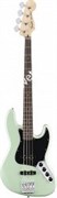 FENDER DLX ACTIVE JAZZ BASS PF SFP бас-гитара Deluxe Active Jazz Bass, цвет серф перл, накладка грифа Пао Ферро