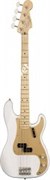 Fender American Original '50s Precision Bass®, Maple Fingerboard, White Blonde Бас-гитара с кейсом, цвет белый