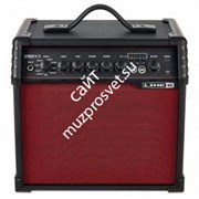LINE 6 SPIDER V 20 Red Edition моделирующий гитарный комбоусилитель, цвет черный с красной сеткой 20 Вт