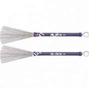 VIC FIRTH HB Heritage Brush металлические барабанные щётки, прорезиненная ручка, выдвижные, в выдвинутом состоянии ширина 5&#39;