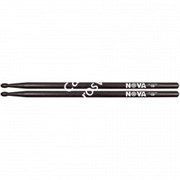 VIC FIRTH NOVA N5BB барабанные палочки 5B с деревянным наконечником, мцвет черный, орех, длина 16', диаметр 0,595'