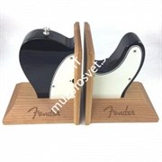 FENDER Tele Body Bookends, Black Подставка для книг