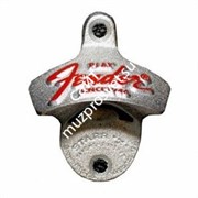 Fender Play Stationary Bottle Opener, Chrome/Red открывашка