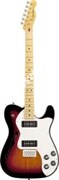 FENDER MODERN PLAYER TELE THINLINE DELUXE 3TSB, электрогитара с акустическими полостями, цвет 3-х цветный санбёрст