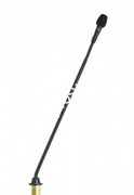 SHURE MX415R/N конференц. микрофон на 'гусиной шее' 15' с предусилителем и индикатором без капсуля, цвет черный.