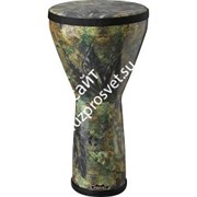 REMO DJ-FESM-33- Djembe, Designer Series, Festival Pre-Tuned, Small, 8&#39; X 14&#39;, SKYNDEEP®, FIBERSKYN®, Fabric Autumn джембе