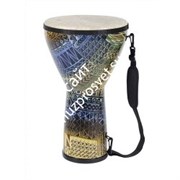 REMO DJ-FESM-16- Djembe, Festival, Pre-Tuned, Small, 8&#39; X 14&#39;, SKYNDEEP®, FIBERSKYN®, Fabric Island джембе