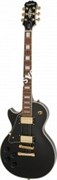 EPIPHONE LES PAUL CUSTOM PRO LEFT HANDED EBONY левосторонняя электрогитара, цвет чёрный EPIPHONE LES PAUL CUSTOM PRO LEFT HANDED EBONY левосторонняя электрогитара, цвет чёрный