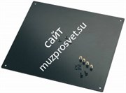 K&amp;M 26792-042-56 площадка-стол для студийных мониторов к стойке 26795, р-р 5х420х380, 4 шипа и 4 ножки в комплекте, сталь,чёрная