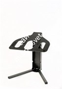 QUIK LOK LPH005 настольная подставка для ноутбука, выс 33,5 см, платформа 30Х30 см, регулируемый угол, складная, чёрная