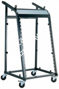 K&M 28200-000-55 усиленная рэковая стойка, 16U+7U, сталь, колеса