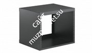 K&M 48240-008-55 рэковый шкаф 19', направляющие спереди и сзади, 8 юнитов, глубина 43 см, чёрный, сталь