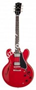 GIBSON CUSTOM 1959 ES-335 DOT PLAIN FADED CHERRY полуакустическая электрогитара с кейсом, цвет красный