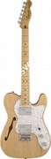 FENDER Squier® Classic Series 72 Tele Thinline, Maple Fingerboard, Natural электрогитара, цвет - натуральный