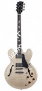 GIBSON MEMPHIS ES-335 FIGURED ANTIQUE NATURAL полуакустическая электрогитара с кейсом, цвет натуральный