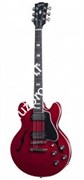 GIBSON MEMPHIS ES-339 SATIN CHERRY полуакустическая электрогитара с кейсом, цвет матовый красный
