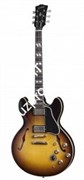 GIBSON MEMPHIS 1964 ES-345 HISTORIC BURST полуакустическая электрогитара с кейсом, цвет санбёрст