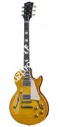 GIBSON MEMPHIS ES-LES PAUL LEMON BURST полуакустическая электрогитара с кейсом, цвет жёлтый санбёрст