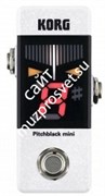 KORG PitchBlack PB-mini WH миниатюрный хроматический напольный тюнер, цвет белый