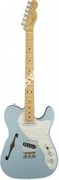 FENDER American Elite Telecaster® Thinline, Maple Fingerboard, Mystic Ice Blue электрогитара, цвет небесно-голубой металлик