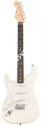 FENDER AM PRO STRAT LH RW OWT электрогитара American Pro Stratocaster, леворукая, цвет олимпик уайт, палисандровая накладка