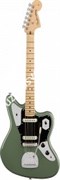 FENDER AM PRO JAGUAR MN ATO электрогитара American Pro Jaguar, цвет антик олив, кленовая накладка грифа