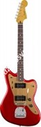 FENDER SQUIER DLX JAZZMSTER CNDY APLE RED ST - электрогитара Deluxe Jazzmaster, накладка грифа палисандр, стоптейл, цвет красный