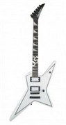 JACKSON GUS G STAR - STN BLK W/WHT PIN Электрогитара, серия Artist Signature - Gus G