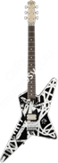 EVH Striped Series Star, Rosewood Fingerboard, Black &amp; White Stripe Электрогитара, модель Wolfgang WG Standard, цв. черно-белый
