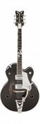 Gretsch G6136SLBP Brian Setzer Phoenix, Bigsby, TV Jones, Black, Lacquer Электрогитара полуакустическая, цвет черный лак