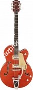 Gretsch G6120SSU-OFLM Brian Setzer Nashville, Bigsby, TV Jones, Tiger Flame Maple, Urethane Электрогитара п/а, цвет красный лак