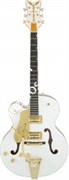 Gretsch G6136TLH-WHT Players Edition Falcon, Bigsby, Left-Handed, Filter'Tron, White Электрогитара, левосторонняя, цвет белый