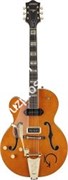 Gretsch G6120LH Eddie Cochran Signature Hollow, Bigsby, Left-Hand, RW, Western Maple Stain Электрогитара п/а, левост.,оранжевый