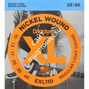 D'ADDARIO EXL110 SET ELEC GTR XL REG LITE Струны для электрогитары Regular Light 10-46